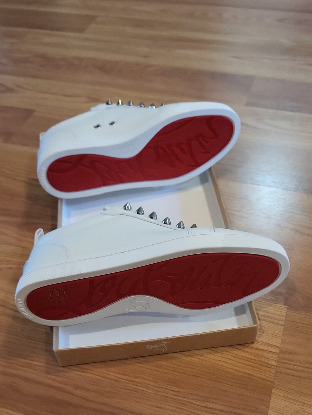 NIB Christian Louboutin F.A.V Fique A Vontade Woman Sneakers Size 37.5 - Picture 8 of 10